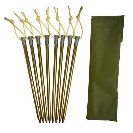 Set of 8 Easton Nano Stakes with Stuff Sack