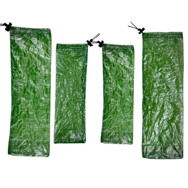 DCF Set Cinch Sack: 2 Large and 2 Small Green