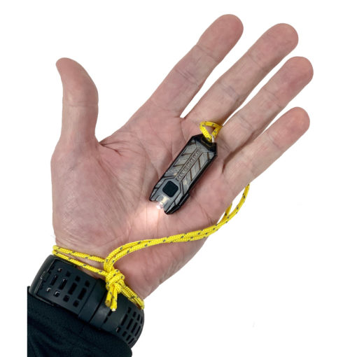 Nitecore Tube V2 Mini Light in Hand for Scale