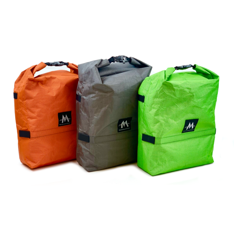 Poco Panniers in 2026 Colors: Rust Orange, Gray, and Lime