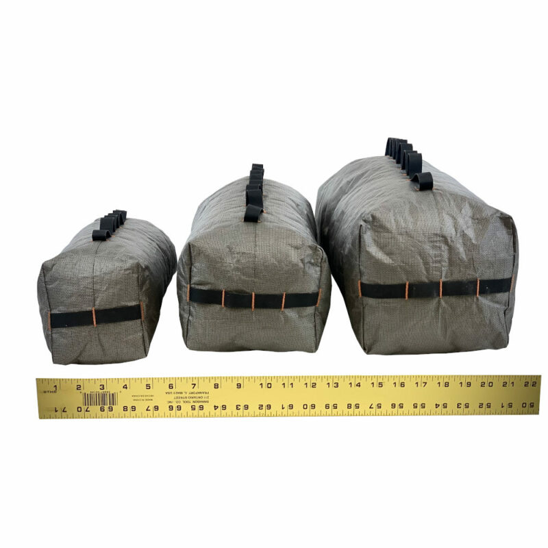 Ultra Bike Dry Bags Size Comparison
