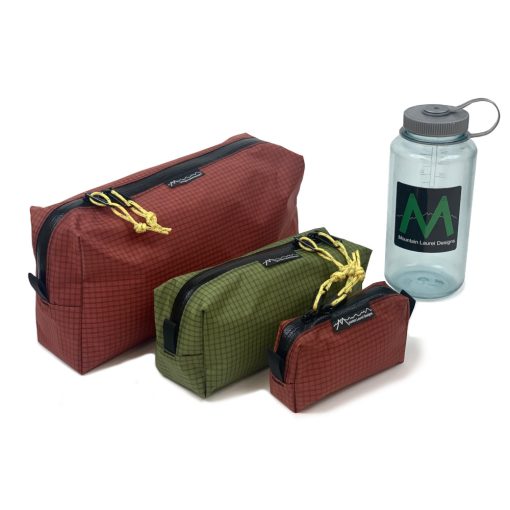 UltraGrid Packing Cubes Size Compared to a Water Bottle