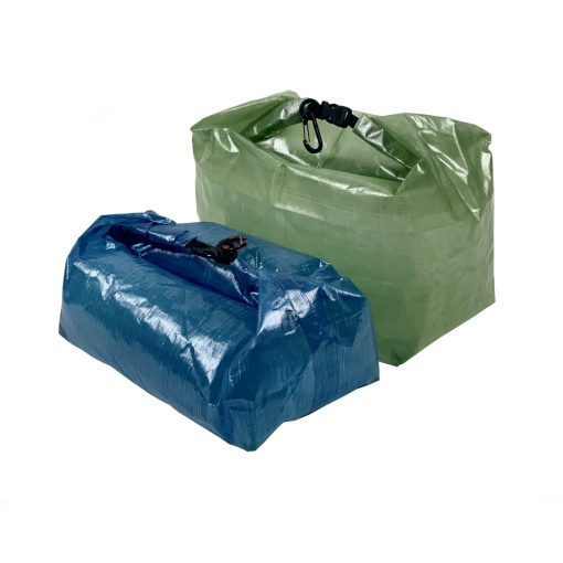 MLD Roll Top Ultralight Packing Cubes have a volume capacity of 4 - 13 Liters depending on how low they are rolled.