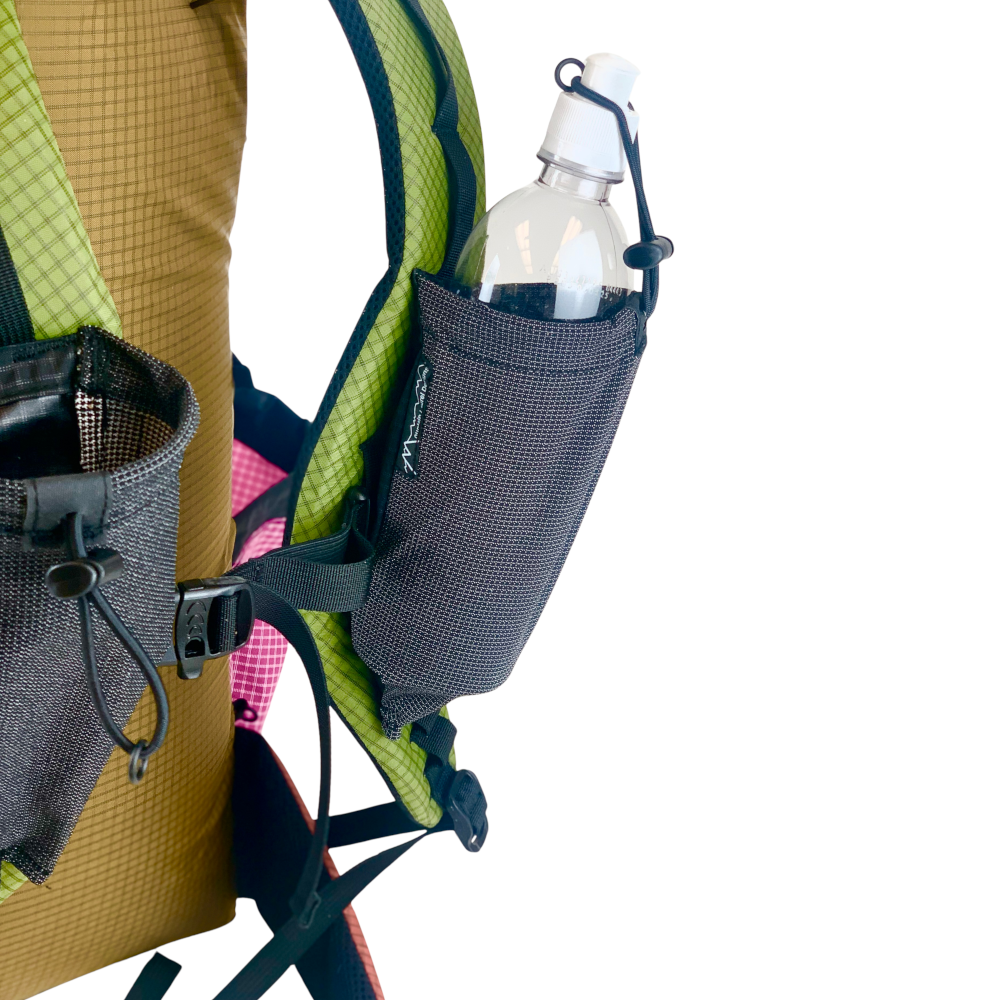 UltraGrid Custom Pack View shows Add-on Sewn-in UltraStretch Mesh Shoulder Strap Pockets